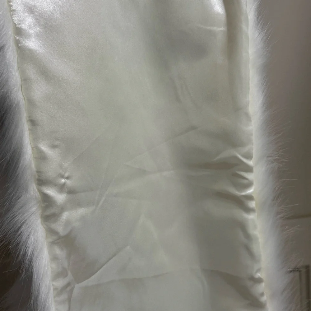 Windsor Faux Fur Cream Bridal Wrap Shrug